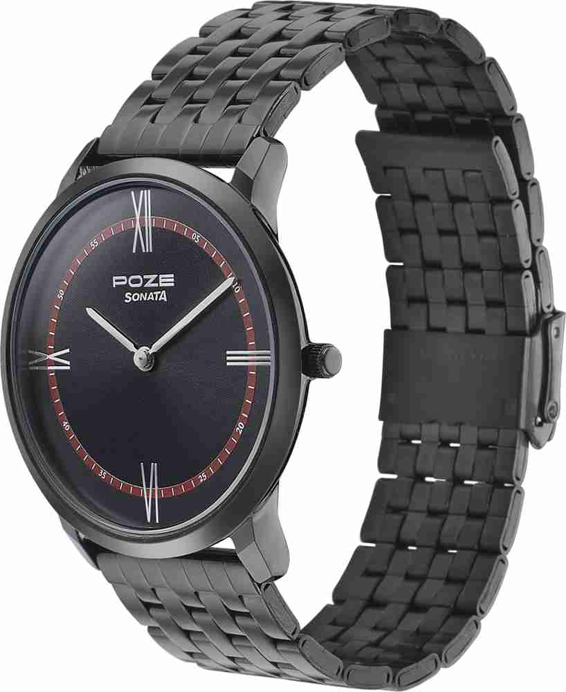 Sonata watch best sale 77031nab price