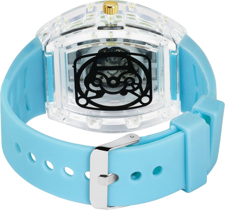 Transparent clearance wrist watch