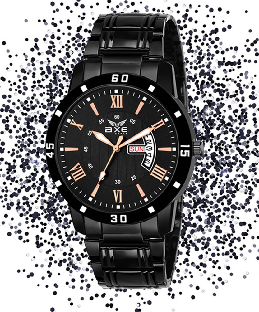 Chain watch black online