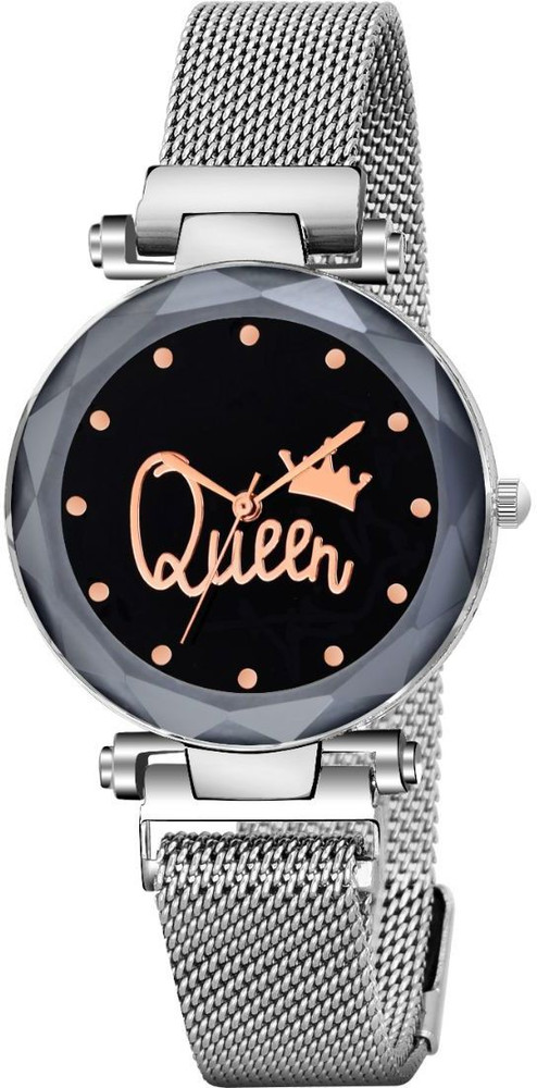 KU PLATINUM SL SMALL FLORAL DIAL ladies WOMEN Analog Watch For Girls Analog Watch For Women Buy KU PLATINUM SL SMALL FLORAL DIAL ladies WOMEN Analog Watch
