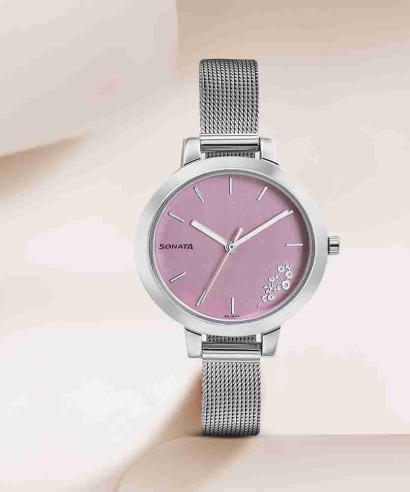 Sonata silver 2024 lining watches