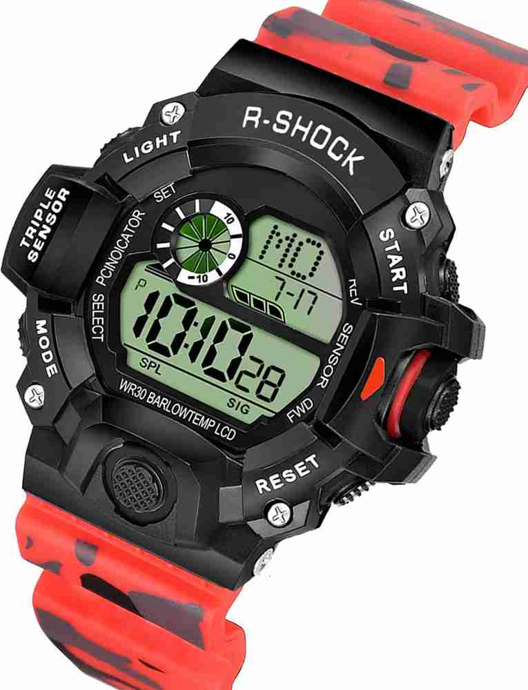 ic fashion Digital Watches For Men Digital Watches Online Red Digital Watch For Boys g shock army red Digital Watch For Men Women Buy ic fashion Digital Watches For