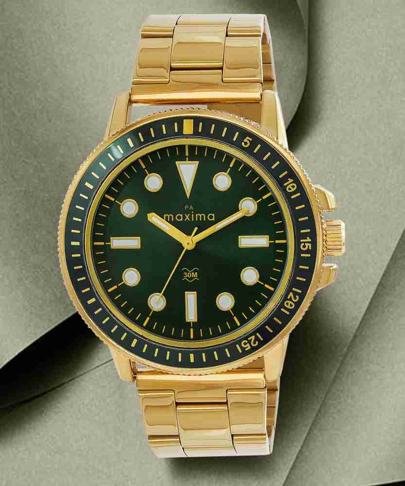 MAXIMA Gold Collection Formal Gold Analog Watch For Men Buy MAXIMA Gold Collection Formal Gold Analog Watch For Men O 68663CMGY Online at Best Prices in India Flipkart