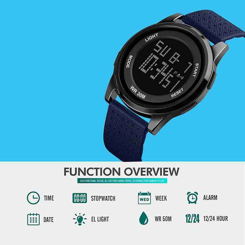 Minimalist outlet digital watch