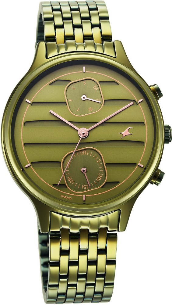 Fastrack gold watches for mens best sale