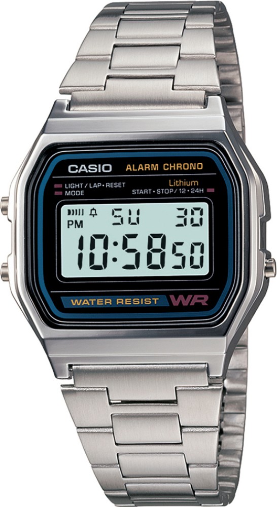 Casio a158w gold deals