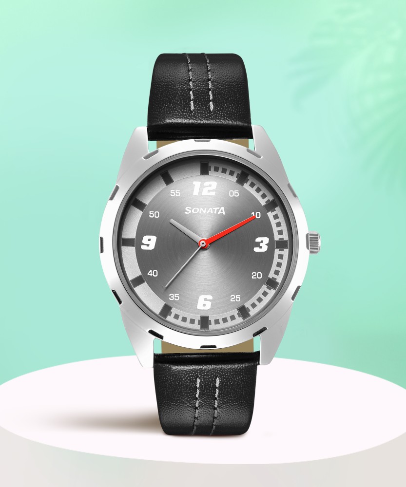 Sonata men's watches on sale flipkart