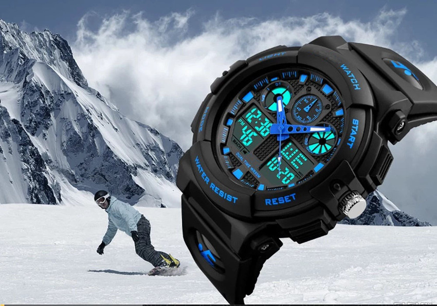Big top digital watch