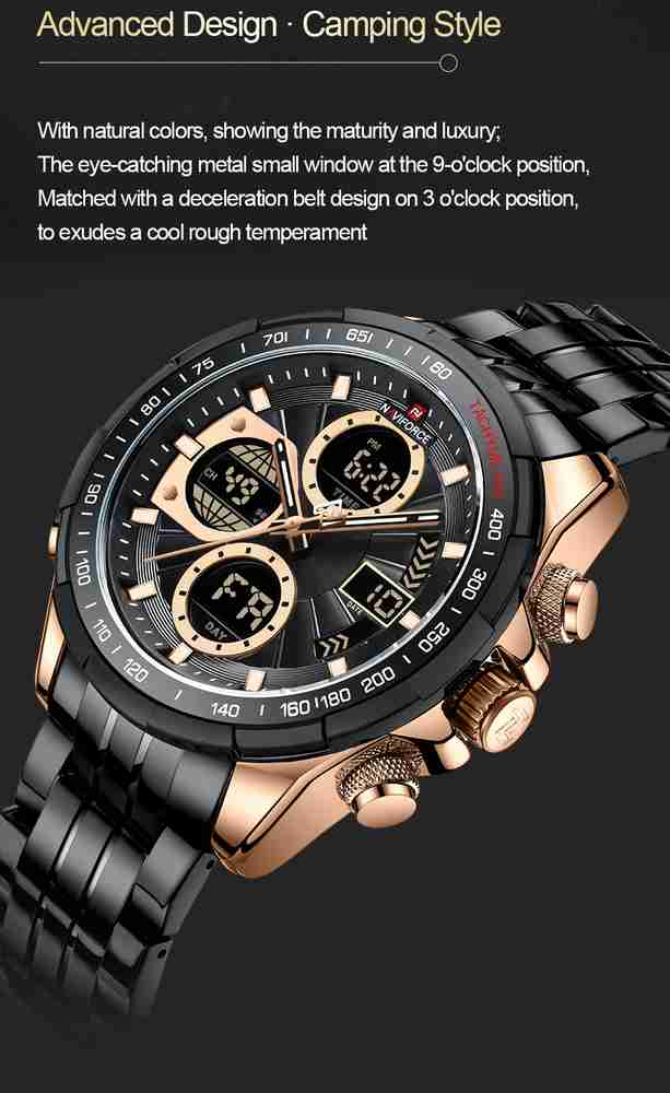 Naviforce luxury men's sales watch