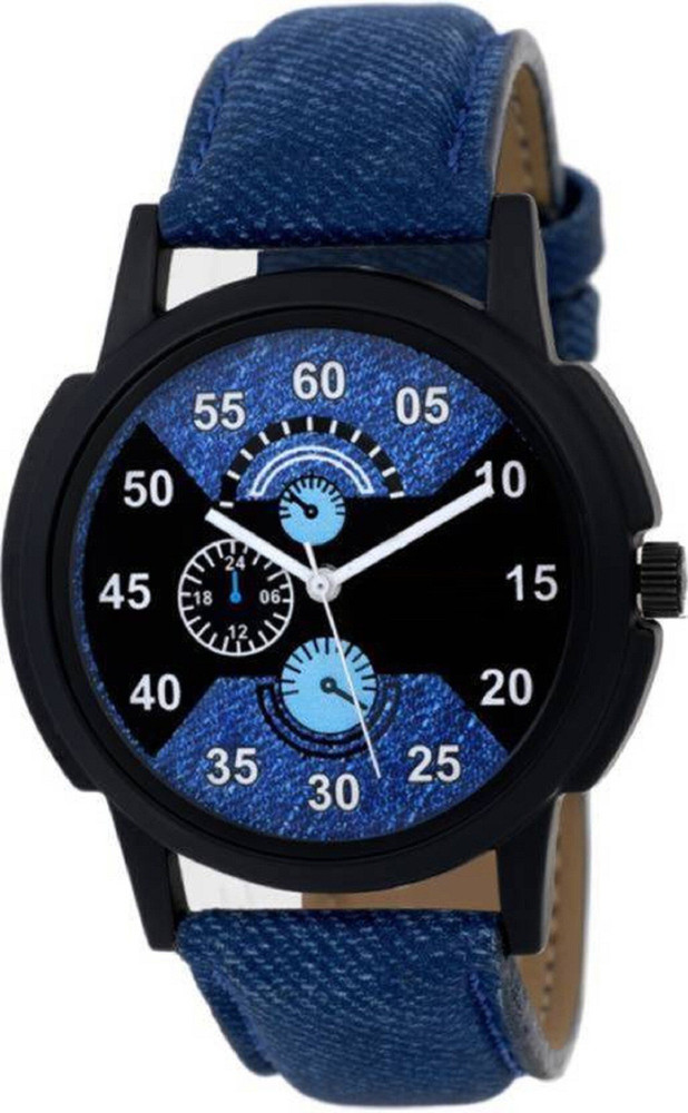 Boys leather sales strap watch