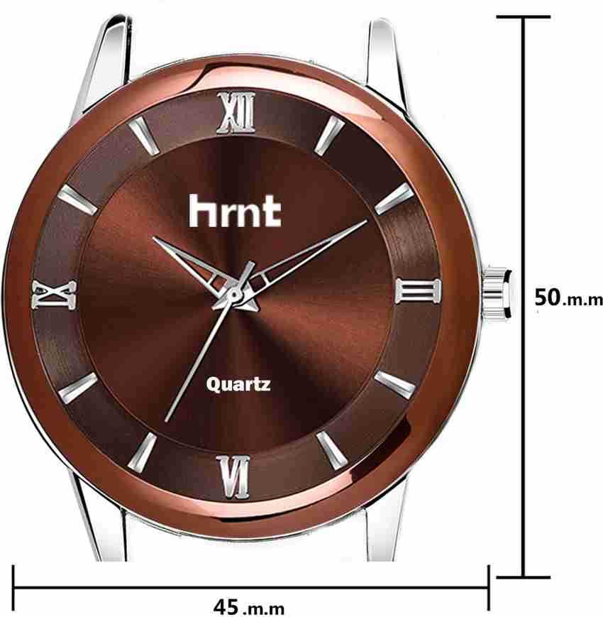 hrnt B9106 B9106 Brown Hand Watch For Men Wrist Chain Watch WaterResistant Brand Analog Watch For Men Buy hrnt B9106 B9106 Brown Hand Watch For Men