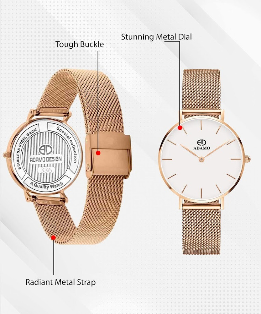 Adamo watch company clearance