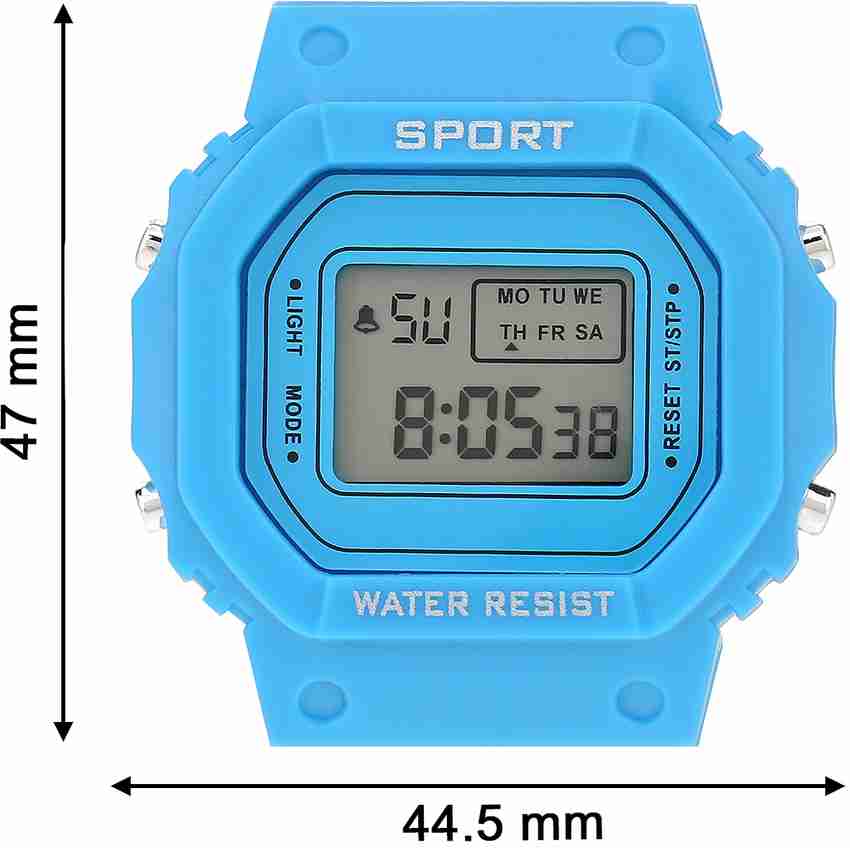 Blue planet outlet digital watch