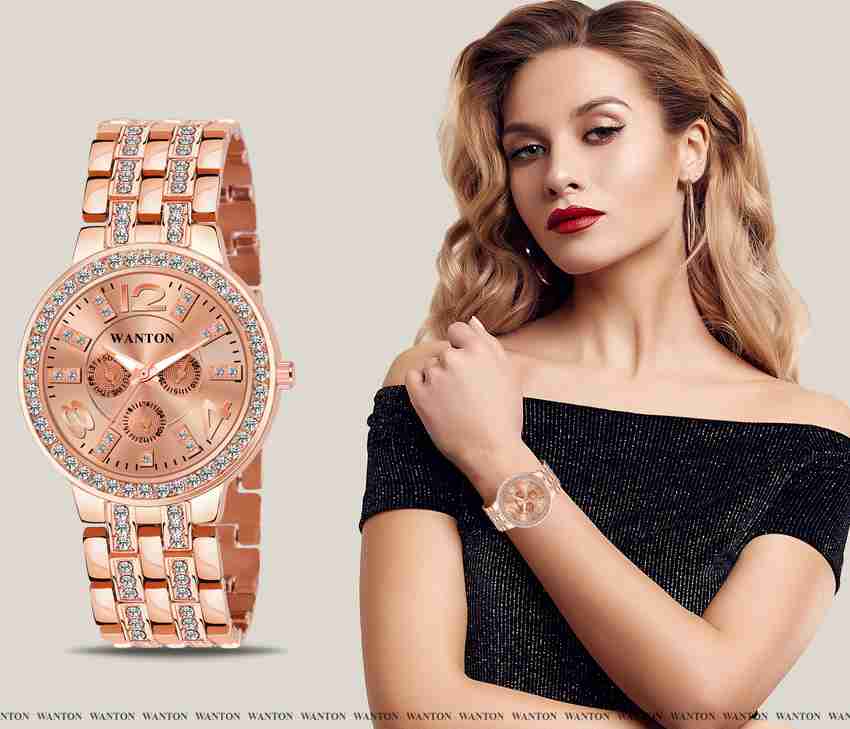 Ladies watches rose gold colour new arrivals