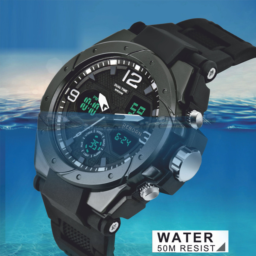 Mens watch with alarm and light cheap