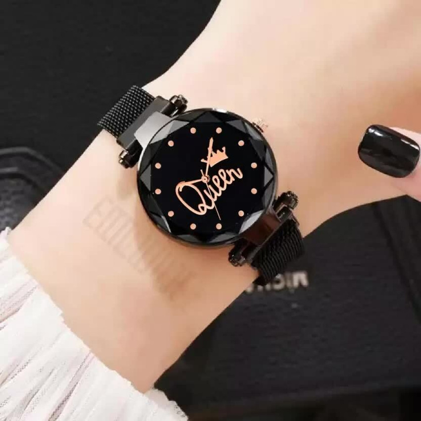 Watch for shop girls in black
