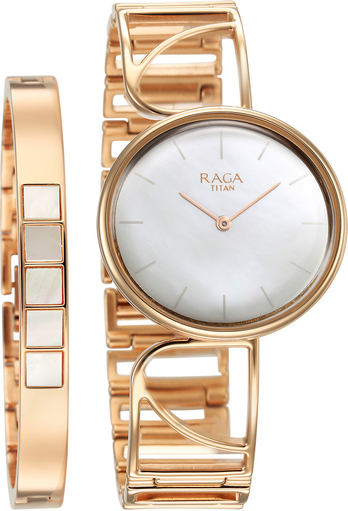 Titan raga pearl new arrivals watches for ladies