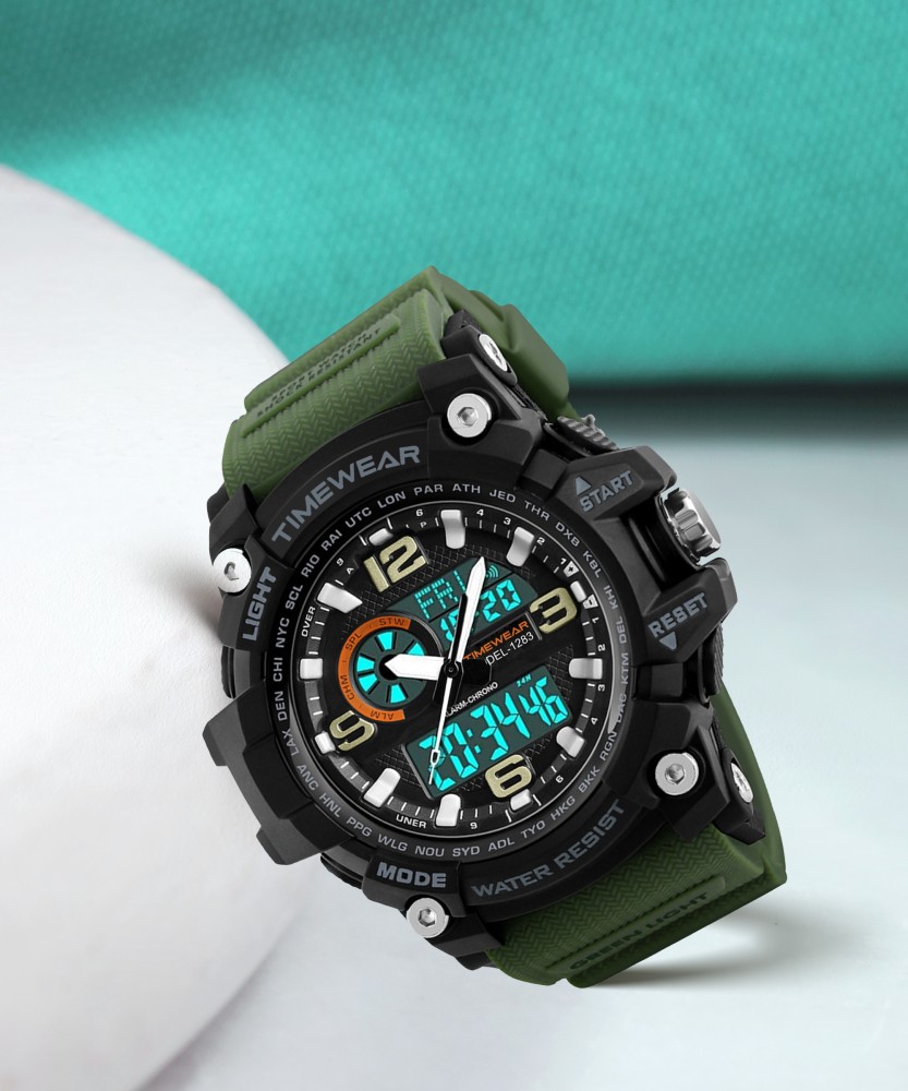 Green outlet sport watch