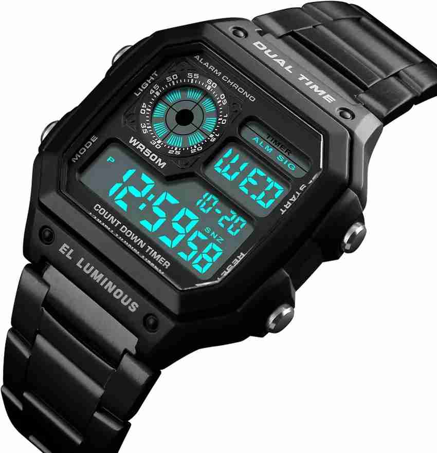 Small black on sale digital watch