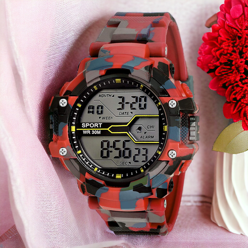 LORENZ MK 3038 DG Lorenz Digital Multicolor Dial Army Camouflage
