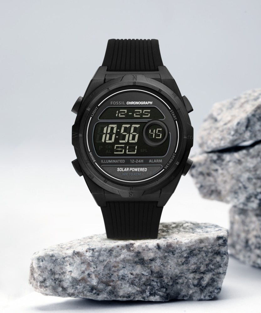 Digital watch outlet fossil