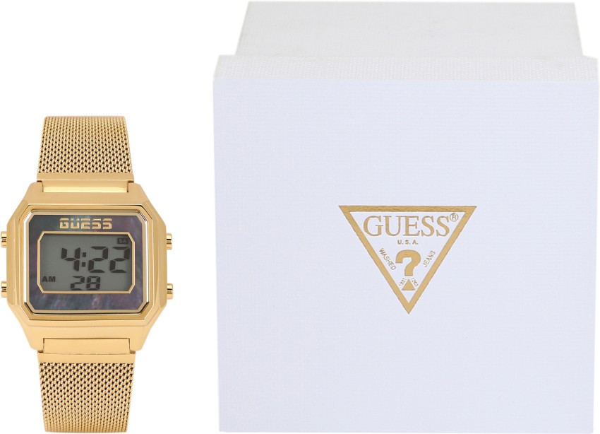 Guess washed clearance jeans watch