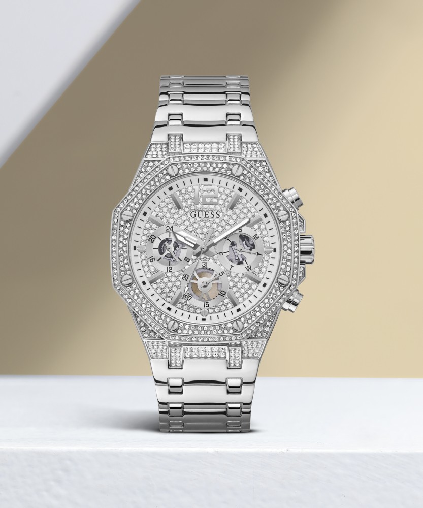 Mens guess watch with diamonds hot sale