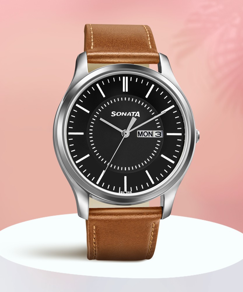 Sonata gents watch outlet price