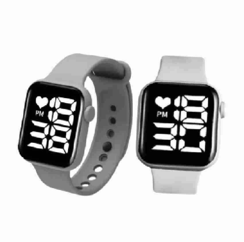 Digital watch for couple clearance