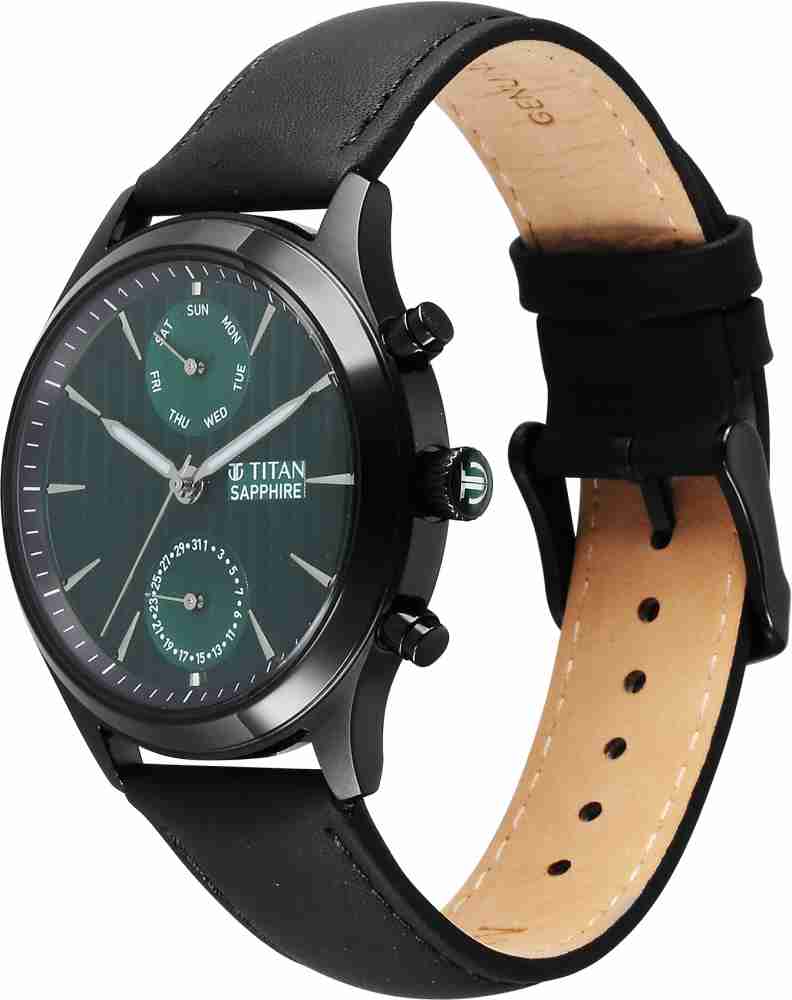 Titan Sapphire Multifunction Analog Watch For Men Buy Titan Sapphire Multifunction Analog Watch For Men 1874NL01 Online at Best Prices in India Flipkart