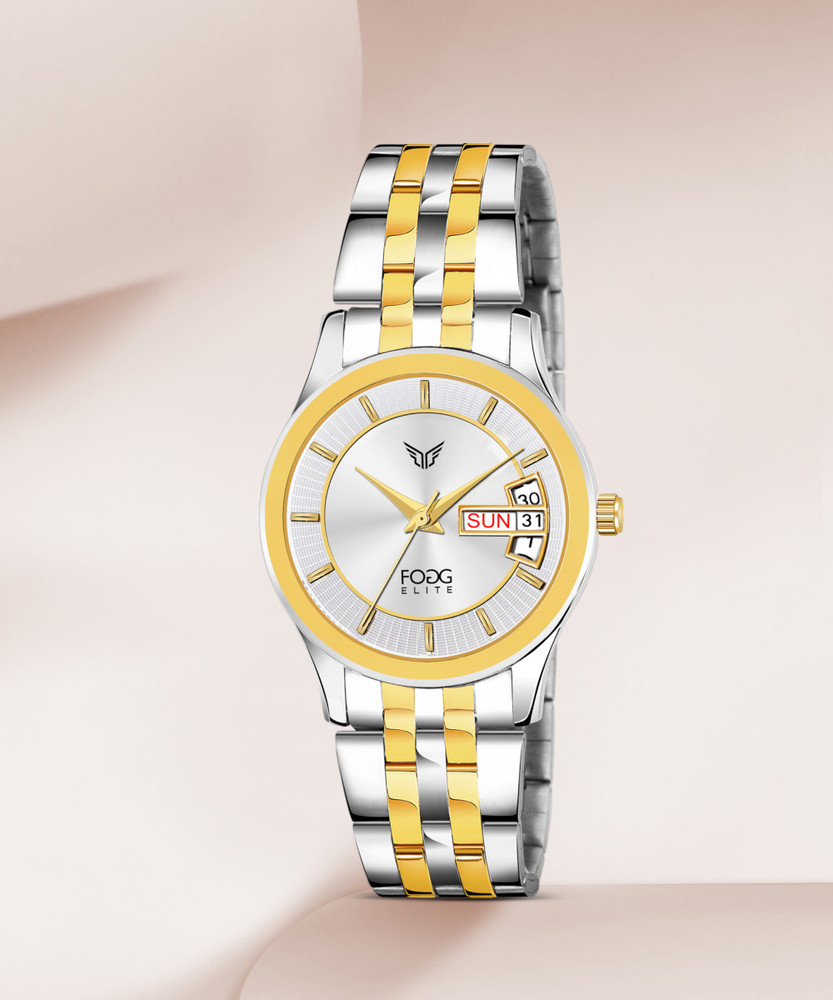 FOGG 4517 SL Fogg Elite Series Gold Platted Premium Analog Watch For Women