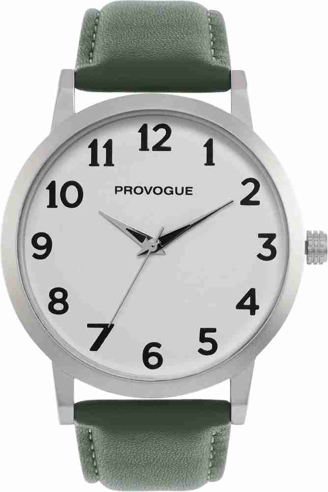 PROVOGUE Basic Analog Watch for Men Artificial Leatherette Strap watch Analog Watch For Men
