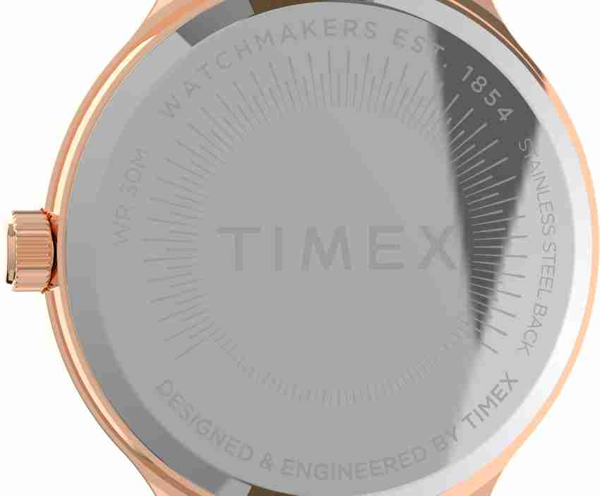 Reloj timex stainless online steel back