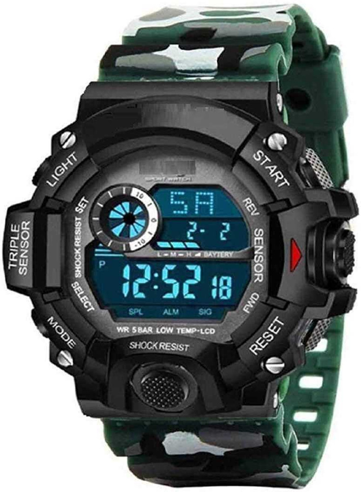 TrackFly 9064 ARMY GREEN Men Digtal Luxury Men Analog Sport Led Waterproof Wrist Watch Digital Watch For Men Buy TrackFly 9064 ARMY GREEN Men Digtal Luxury Men Analog Sport Led