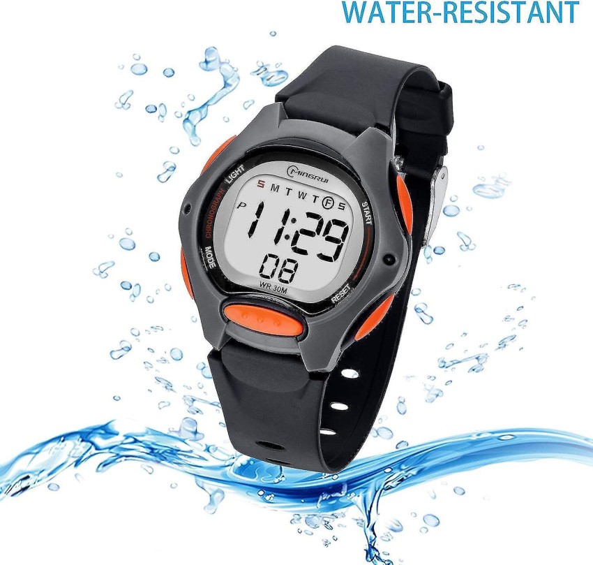 Simple watch hot sale with alarm