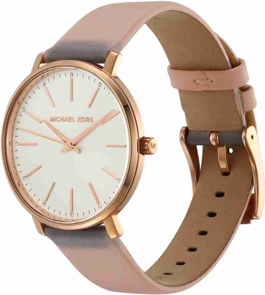 Michael kors pyper leather on sale watch