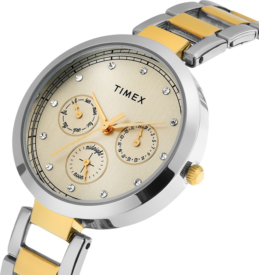 TIMEX Ivory Dial Analog Watch For Women Buy TIMEX Ivory Dial