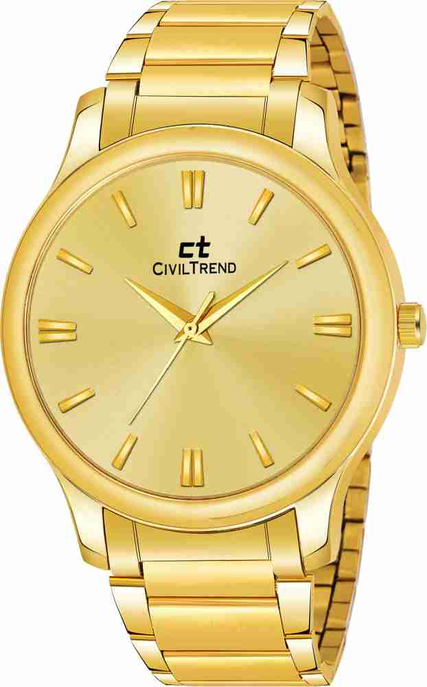 Golden best sale watch flipkart