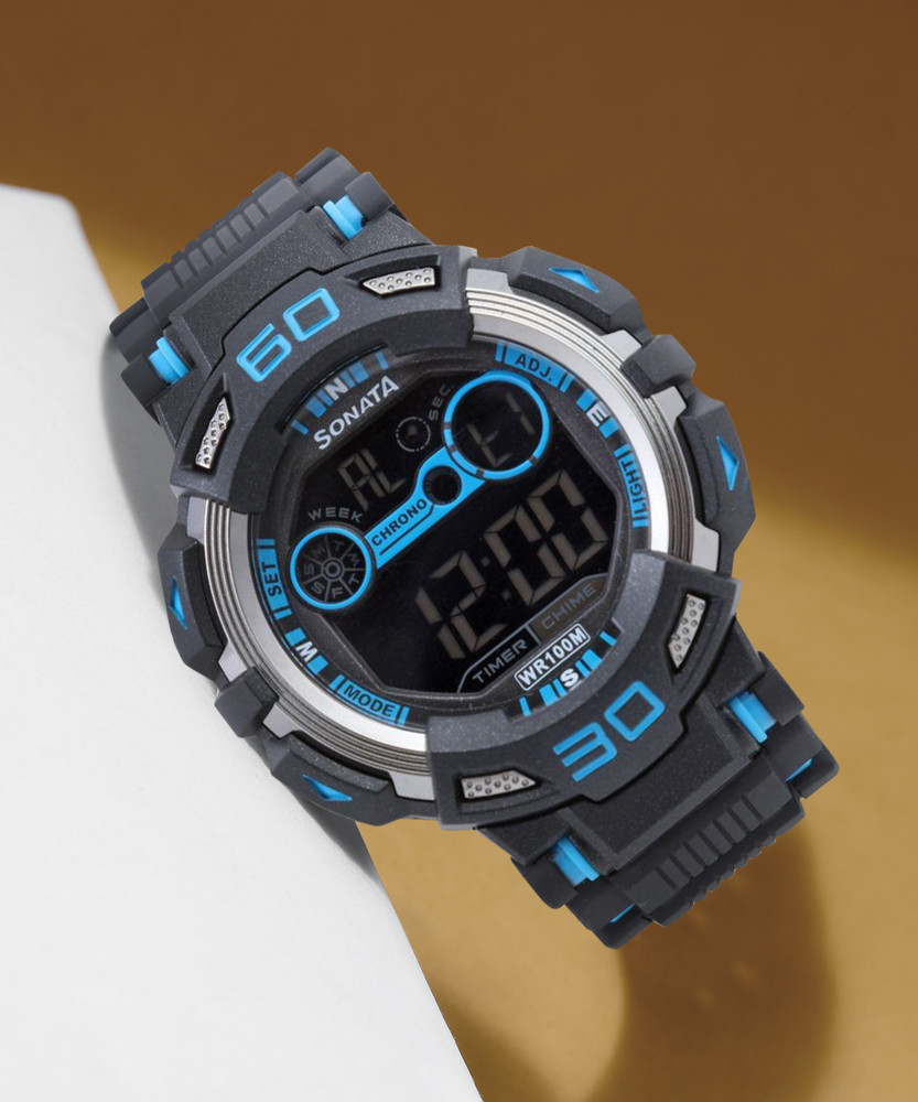 SONATA NP77009PP02 SF Ocean Series Digital Watch For Men Buy