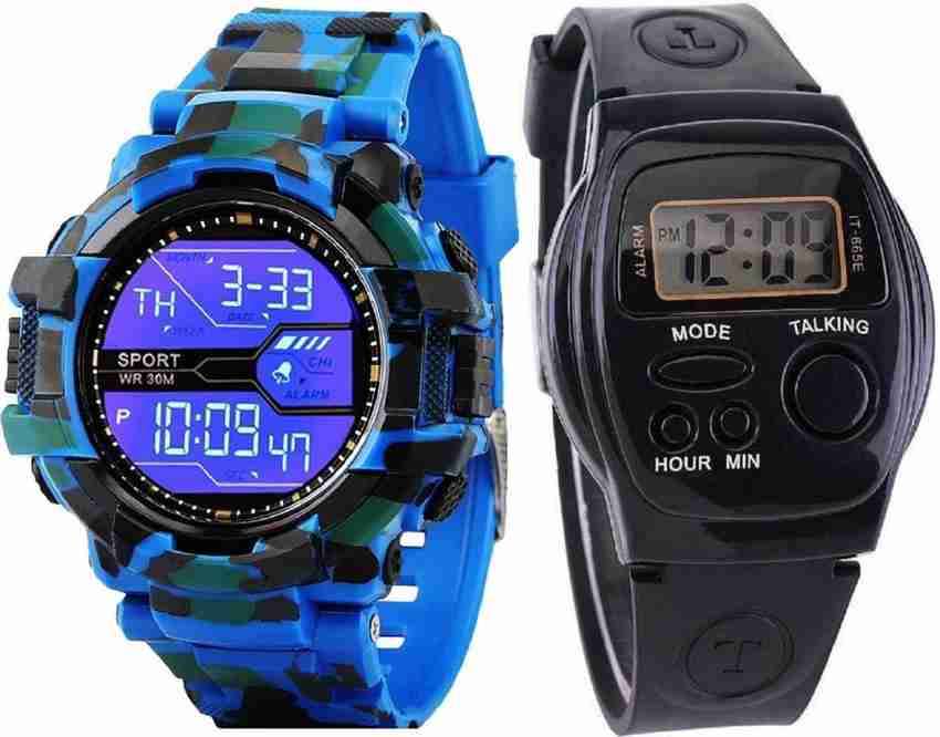 Digital hotsell talking watch