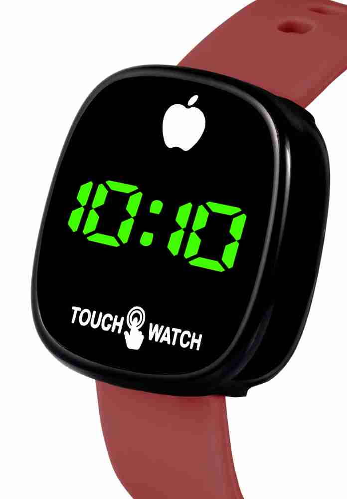 Led screen touch store watch