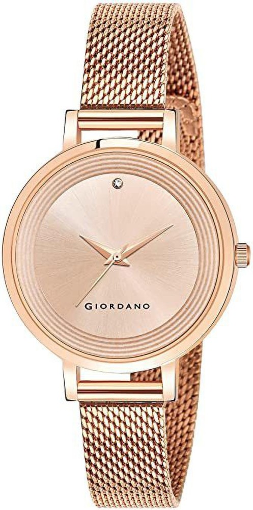 Giordano rose gold hot sale ladies watch