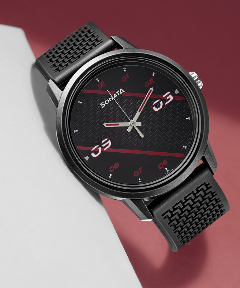 Sonata volt outlet analog watch
