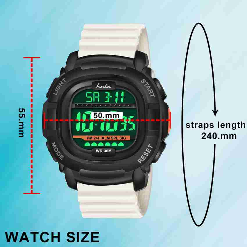 HALA HL 1050 Men Watch Wrist Watch White Strap Sport Watch With Water Resist Digital Watch For Men Buy HALA HL 1050 Men Watch Wrist Watch White Strap Sport Watch With Water