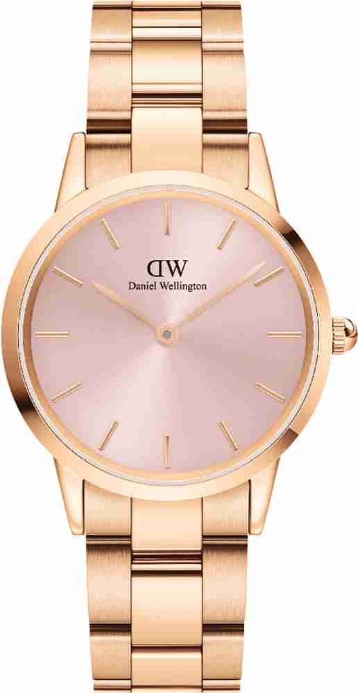 DANIEL WELLINGTON Iconic Iconic Link Pink color Round 32 mm