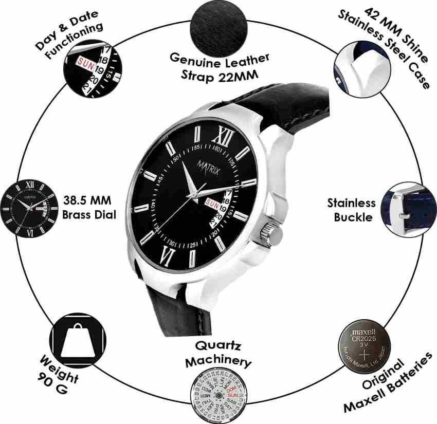 MATRIX DD 62 NW Antique Day Date Black Analog Watch For Men Women Buy MATRIX DD 62 NW Antique Day Date Black Analog Watch For Men Women Antique Online