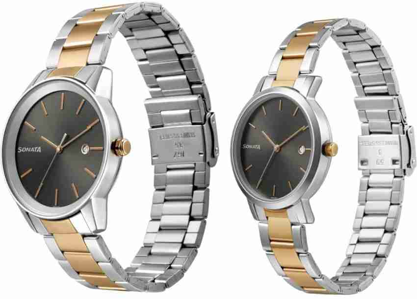 Sonata couple watches online flipkart