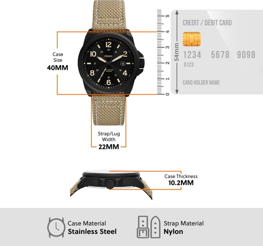 FOSSIL Bronson Analog Watch - For Men - Buy FOSSIL Bronson Analog Watch -  For Men FS5917 Online at Best Prices in India