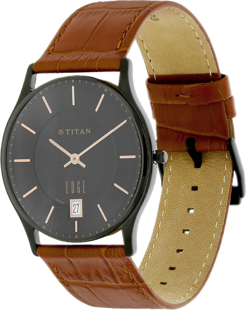 Titan NQ1683NL01 Edge date Analog Watch For Men Buy Titan