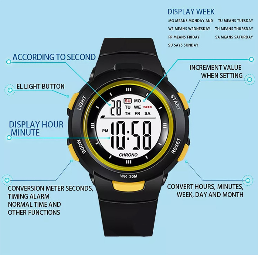 Kids watch multiple alarms on sale